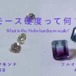 ダイヤモンドとフルオライトのルース